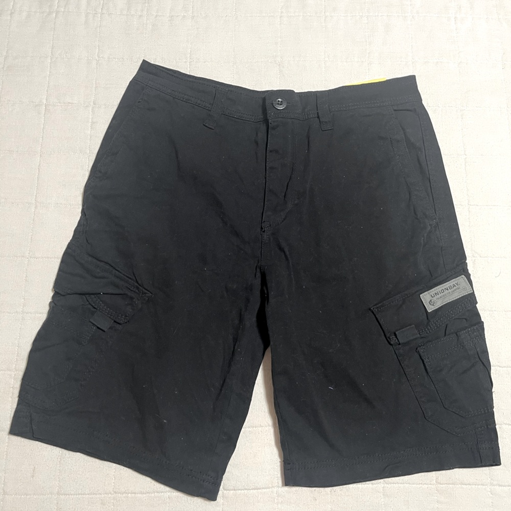 New unionbay men black short size 32